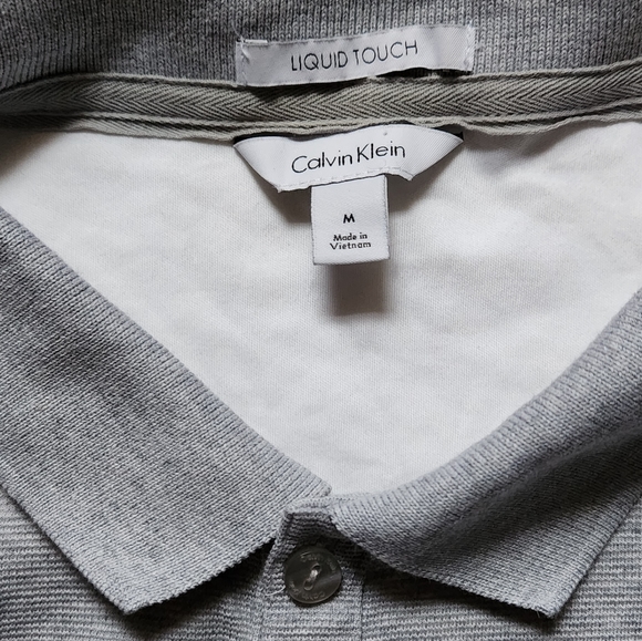 Calvin Klein Men's Liquid Touch Polo shirt (Medium) - Picture 4 of 8